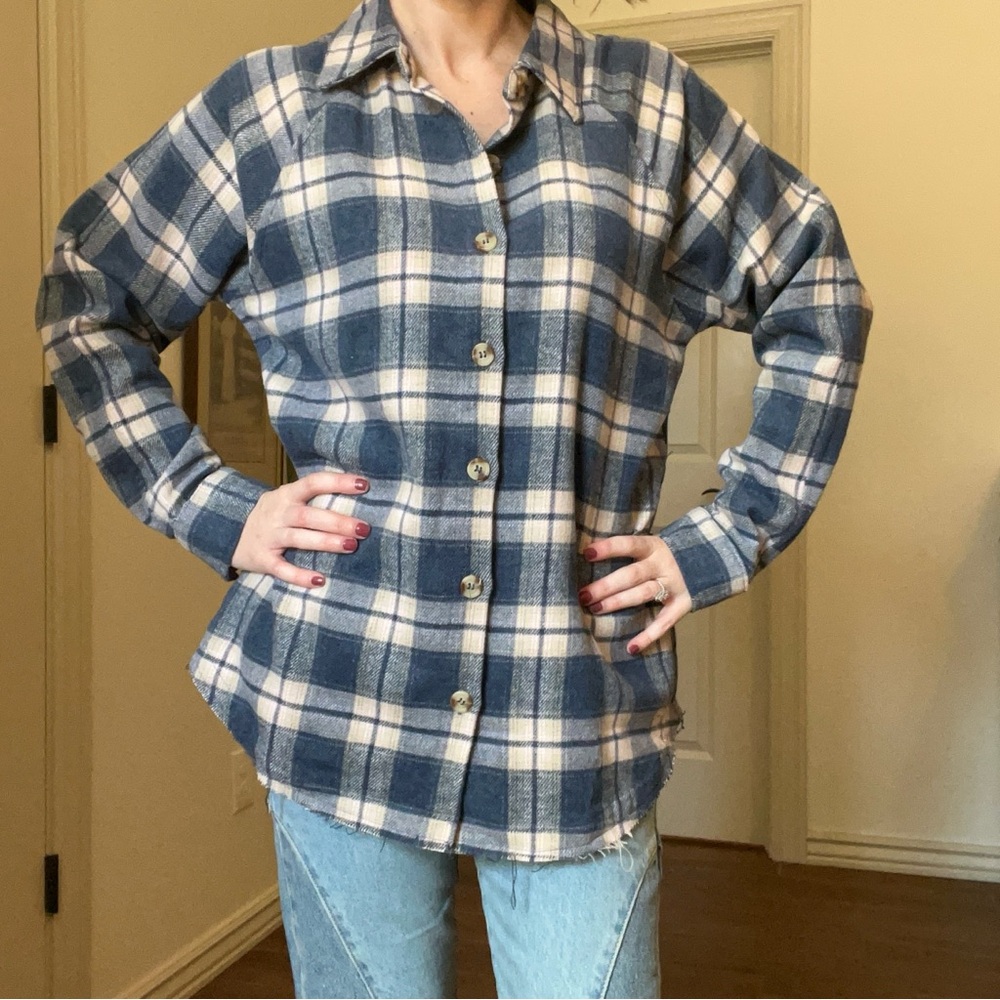 Blu Pepper Women’s Oversized Flannel